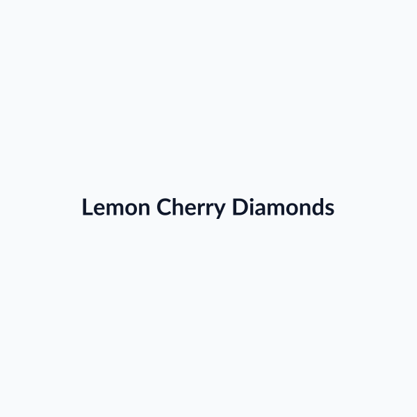 Lemon Cherry Diamonds